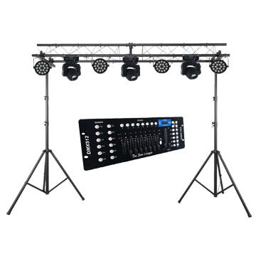 Hire LED Moving Light with DMX Controller, hire Party Lights, near Campbelltown